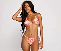 Bohemian Dreams Paisley Print Bikini Top