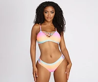 Tie Dye Frenzy Swim Bottoms