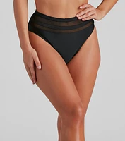 Summertime Chic Mesh Swim Bottoms