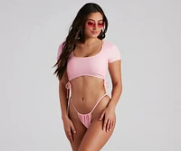 Cutie Alert String Bikini Bottom