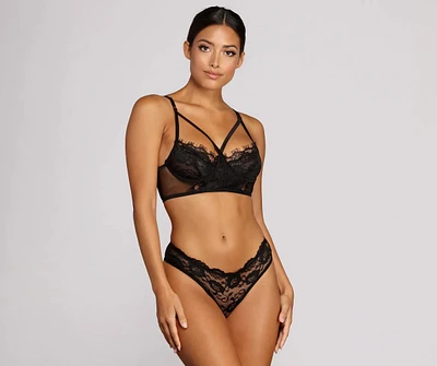 Untamed Longline Bra & Panty Set