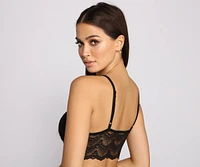 Lace and Love Longline Caged Bralette