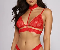 All About The Lace Triangle Bra And Panty Set