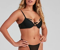 Cutout For Diamonds Caged Bra And Panty