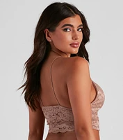 Pretty Poised Lace Longline Bralette