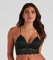 Pretty Poised Lace Longline Bralette