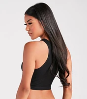 Elevated Vibe Seamless Knit Bra Top