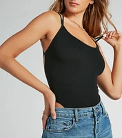 Babe Alert Strappy Seamless Bodysuit