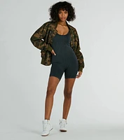 Iconic Basic Scoop Neck Seamless Knit Romper