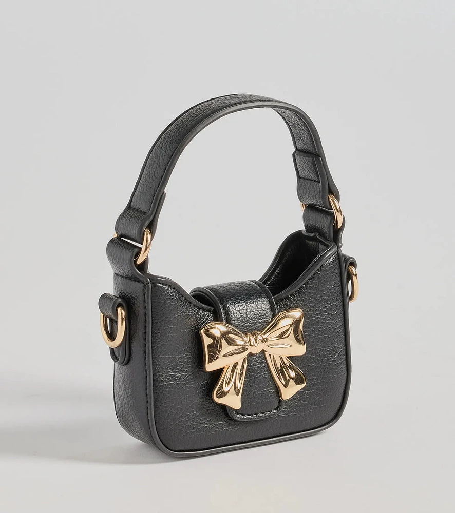 Treat Yourself Bow Accent Mini Handbag