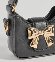 Treat Yourself Bow Accent Mini Handbag