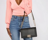 She's A Trendy Babe Jelly Quilted Crossbody