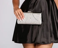 Glitzy Gal Rhinestone Clutch