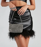 Serious Shine Rhinestone Crossbody Bag