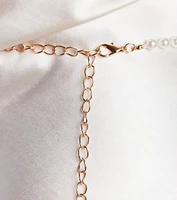 Layered In Glamour Pearl Chain Belt