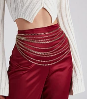 Statement Maker Layered Chain Belt