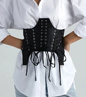 Laced Up In Chic Style Corset Belt