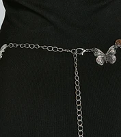 Bohemian Charm Butterfly Chain Belt