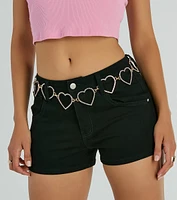 Sweet At Heart Rhinestone Chain Belt