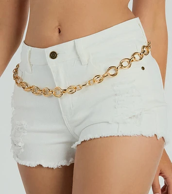 Linked Up Dual Chain Link Belt