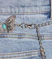 Western Chic Butterfly Chain Belt