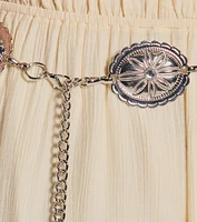 Glam Rhinestone Statement Western Concho Belt