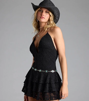 Southern Wind Statement Concho Chain Belt