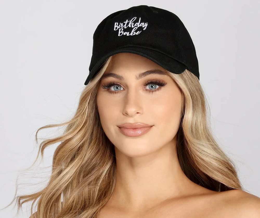 Birthday Babe Baseball Cap