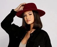 Looks Can Slay Faux Wool Panama Hat