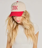 Honky Tonk Honey Two-Tone Baseball Cap