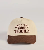 Hot Girls Drink Tequila Baseball Cap