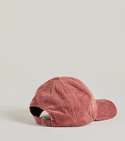 Chic Vibes Corduroy Baseball Cap