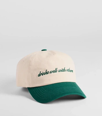 Drinks Well With Others Baseball Cap