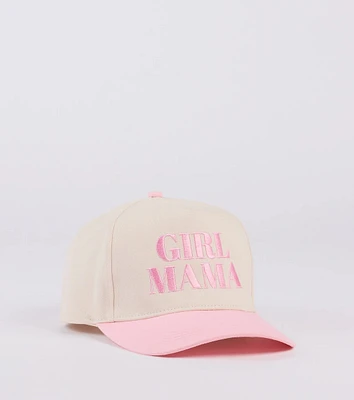 Girl Mama Two-Tone Baseball Cap