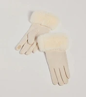 Soft Touch Faux Suede Gloves