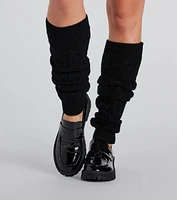 Cozy Must-Have Cable Knit Leg Warmers