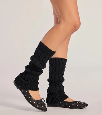 Chic Layers Ribbed Knit Leg Warmers