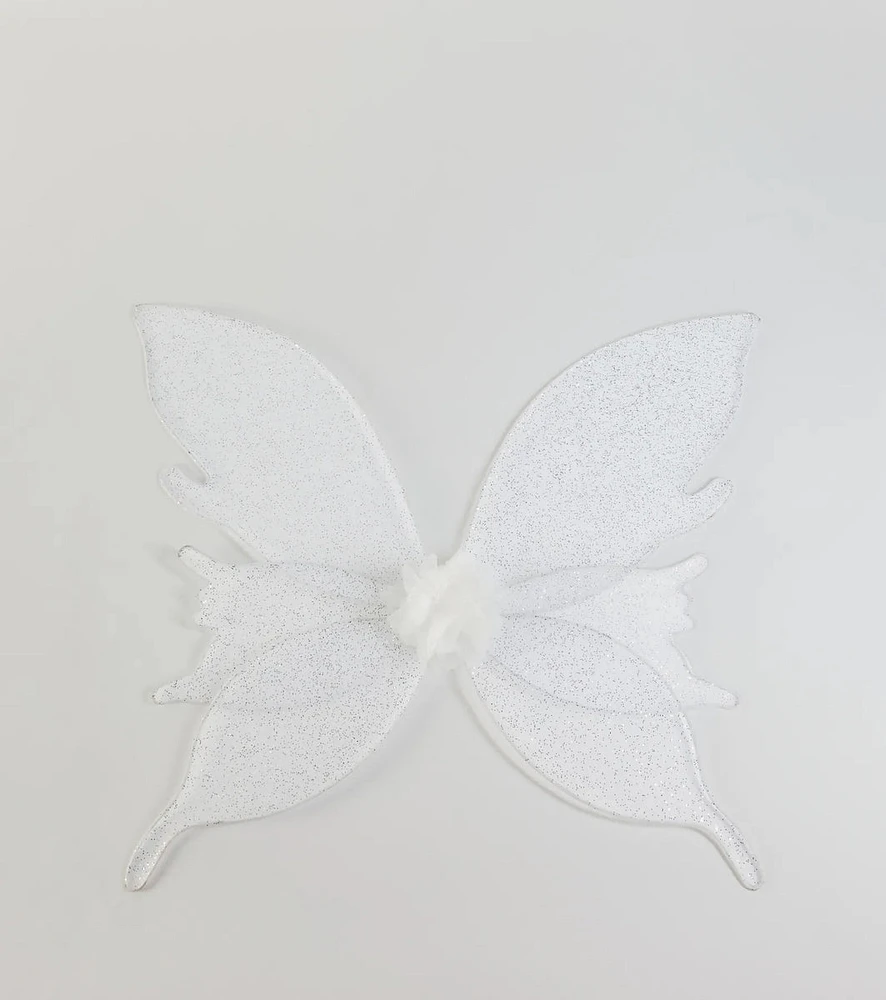 Butterfly Magic Mesh Glitter Wings