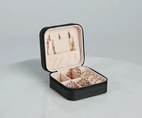 Sleek Mini Travel Jewelry Case