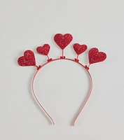 Cupid Cutie Rhinestone Heart Headband