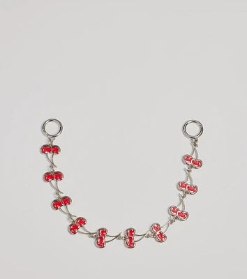 Sweet Sparkle Cherry Bag Charm