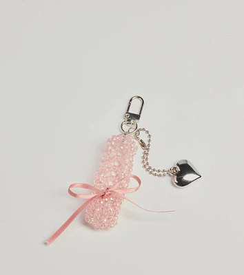 So Sweet Ballet Slipper And Heart Bag Charm