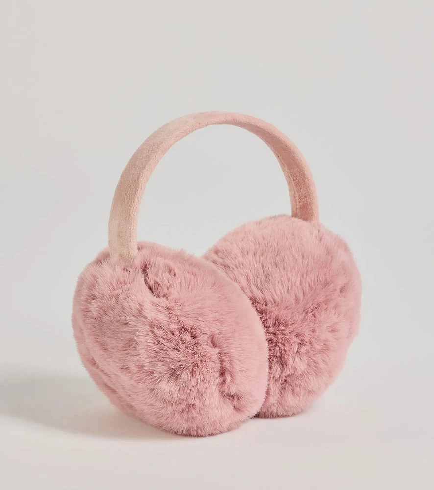 Cozy Glam Faux Fur Earmuffs