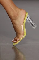 Clearly On Trend Lucite Heels