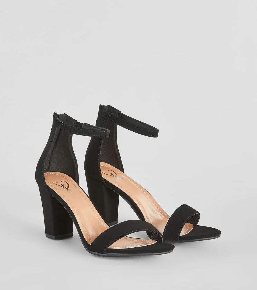 Smooth And Sleek Block Heels