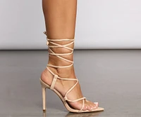 Wrapped Sleek Style Pointed Heels