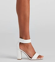 Comfort Wide Fit Chic Block Heels