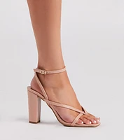 Keep It Eye-Catching Strappy Heels