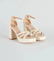 Trendy Essential Caged Platform Heels