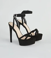 Draw Attention Platform Stiletto Heels